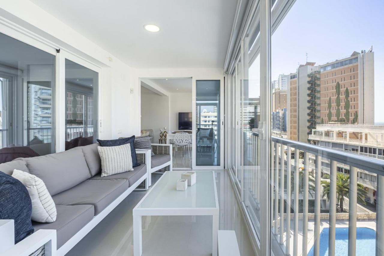 Ferienwohnung Halcon Deluxe 5-A Benidorm Exterior foto